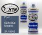 Preview: Ford, Dark Blue Metallic, 3A / 5953: 400ml Sprühdose + 400ml Klarlack - Set, von ATW Autoteile West.